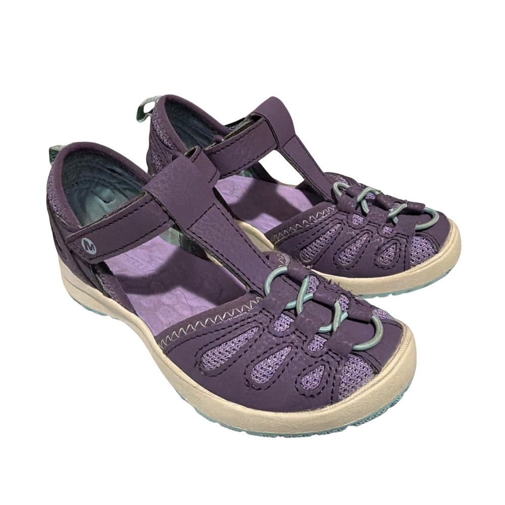 Merrell Kids Purple Mary Jane Sport Sandals MK167669 Size 11M